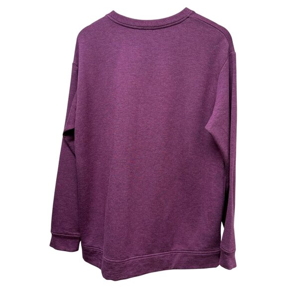 ORVIS Purple Sweatshirt Size Medium Womens Top Cozy Soft Pullover - Picture 3 of 9